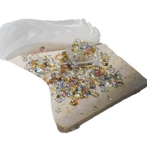 Hisenlee <span class=keywords><strong>12</strong></span> série dieu primaire bricolage Vase remplissage 10g femme Imitation perle verre pierre accessoires mixtes avec strass - Product Image 4