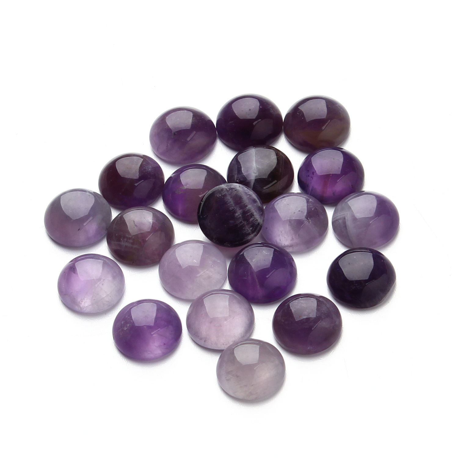 10pcs Amethyst