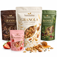 Premium gedroogde ananasblokjes Mylar zakje, hoge barrière, hersluitbaar ziplock, food grade, gedroogd fruit verpakking, 6oz 8oz staande pouch