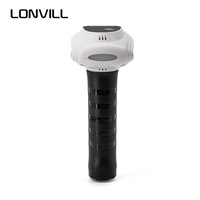 Escáner de Código de Barras Inalámbrico LONVILL de Largo Alcance (80m), 2.4G, 2D, con Batería de 2000mAh para Inventario de Almacén