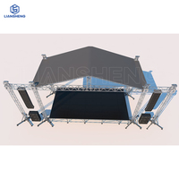 Scène de divertissement facile à assembler, plateforme de scène durable, structure en aluminium 6061