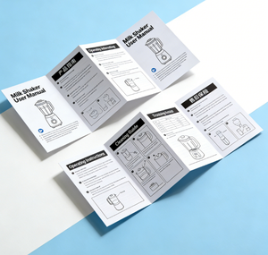 Brochure pliée sur mesure en 5 volets, papier offset, catalogue promotionnel, couverture souple, papier professionnel personnalisé pour les entreprises - Product Image 6