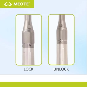 Manipolo Contrangolo Dentale con Turbina ad Aria, Tubo dell'Acqua Staccabile per Spray Esterno, Angolo di Piegatura 20 Gradi per Osteotomia - Product Image 6