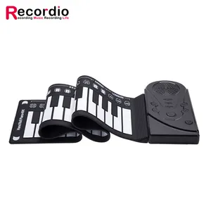 Clavier de piano pliable GAI-BR0249 avec haut-parleur intégré à 49 touches Six démos équipement d'enseignement pour instrument électronique