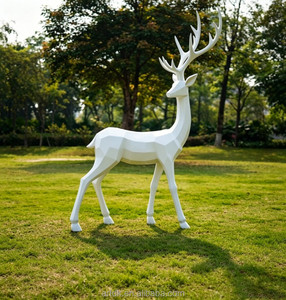 A090 Figurine d'animal en fibre de verre de haute qualité, statue d'animal en FRP, sculpture extérieure pour une utilisation à long terme - Product Image 5