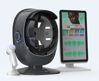 Analyseur de peau 3D AI K57 Plus avec sonde portable, scanner multispectral indépendant du visage et du cuir chevelu pour salon de beauté