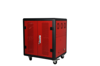 Station de charge mobile à 48 ports, armoire de synchronisation, construction en acier SPCC pour tablettes et ordinateurs portables