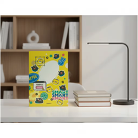 Pochettes de classement transparentes en plastique en forme de L pour projets