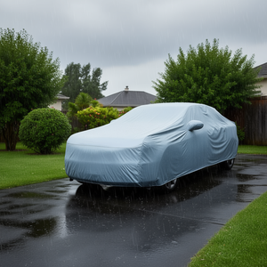 Housse de voiture Badger 18 couches en polyester imperméable toutes saisons finition mate couleur unie D0100X31IKJ - Product Image 2