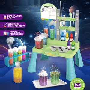Table de laboratoire scientifique pour <span class=keywords><strong>expériences</strong></span> à domicile, connaissances physiques, plus de 125 <span class=keywords><strong>expériences</strong></span> <span class=keywords><strong>scientifiques</strong></span>, jouet pour enfants - Product Image 1