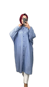 ชุดเดรสผ้าฝ้ายปักลายหรูหราสำหรับแขกงานแต่งงานฤดูร้อน ตกแต่งอย่างมีระดับ ไม่ยับ แห้งเร็ว สำหรับผู้หญิง - Product Image 2