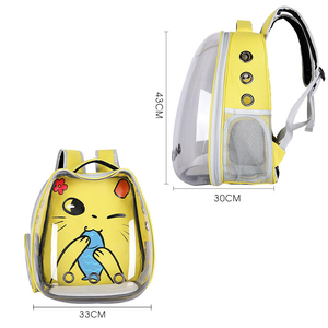 Pet sırt çantası özel rahat Pet hafif sırt çantası su geçirmez evcil hayvan taşıyıcı sırt çantası karton kedi köpekler baskı sürdürülebilir - Product Image 4
