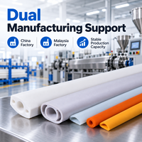 Tuyau en silicone coloré sur mesure OEM, à paroi épaisse, flexible et creux, pour la protection des équipements industriels, des appareils et des composants