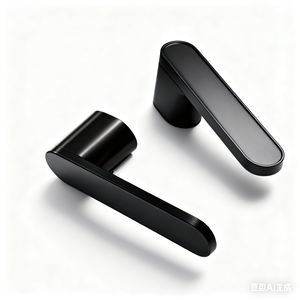 Serratura per <span class=keywords><strong>Porta</strong></span> in Zinco Minimalista Popolare Europea con Maniglia in Lega di Alluminio per Porte in Legno, Design con Foro Chiave Nascosto per Casa e Ufficio - Product Image 1