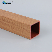 Paneles de techo Wpc 600*600 Lambris Bois Viga de techo de madera sintética