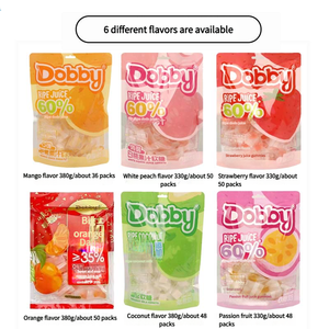 Venta directa de fábrica Halal 380g vitamina C bajo en azúcar afrutado Dobby <span class=keywords><strong>mango</strong></span> fruta jarabe gomoso caramelo al por mayor - Product Image 4