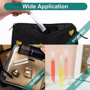 Mini Botella de Spray de Plástico con Tapa a Presión de 1ml, 2ml, 3ml, 4ml, 5ml, con Pulverizador para Muestras de Perfume y Cosméticos - Product Image 5