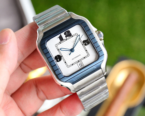 Orologio Meccanico di Lusso da Uomo Stile Sportivo con Cinturino in Acciaio Inossidabile, Cassa Quadrata e Quadrante a Lancette - Product Image 3