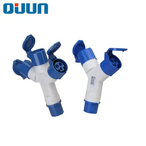 2023 Blue Industrial Plug Wholesale Electrical Plugs Female Plug Socket Multi Function Sockets OEM 3 Core Junon 2 and 3 Pin 3P