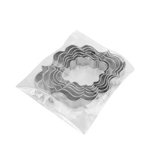 Vente chaude 6 pièces en acier inoxydable bénédiction cadre forme moule gâteau outils de cuisson <span class=keywords><strong>nuage</strong></span> forme Mousse <span class=keywords><strong>emporte</strong></span>-pièce - Product Image 3