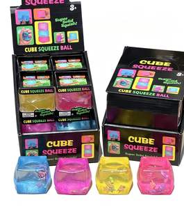 Jouet anti-stress souple et tendance en forme de cube de glace 3D de dessin animé, en sucre de malt, pour enfants, unisexe, service d'échantillonnage disponible - Product Image 2