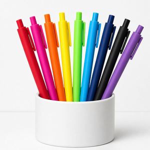 Wholesale Personalized Soft Touch <b>Retractable</b> Ballpoint Custom Logo Promotional Pen for Corporate Events Business Gifts - Product Image 2