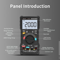 ZOYI ZT-M2H 6000 Penghitung Otomatis/manual Multimeter Layar 4 Digit Presisi Tinggi 1000V Instrumen Uji Multi-fungsi Rendah