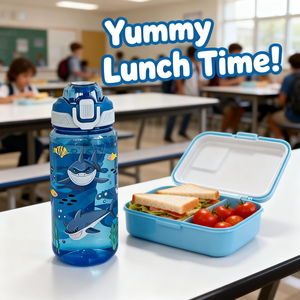 Vaso de Agua de 20oz <span class=keywords><strong>para</strong></span> Niños con Pajita, Botella de Agua Deportiva de Verano <span class=keywords><strong>para</strong></span> Niños, Linda Botella Infantil con Pajita - Product Image 3