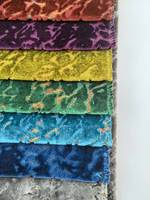 Tissu d'ameublement HLX L244 professionnel de style marocain luxueux, 100 % polyester, tissé, teint, anti-statique, épais, en rouleau