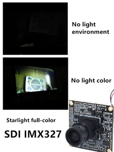 Hqcam โมดูลกล้อง IMX327ระดับดาว SDI 30fps ไฟกลางคืนสีดำ CCTV บอร์ด PCB + สาย SDI สำหรับกล้องวงจรปิด DVR - Product Image 6