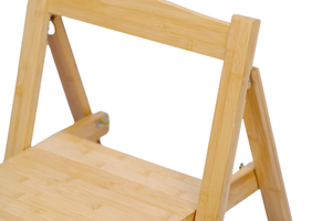 La dernière chaise compacte et portable Intérieur Extérieur Siège pliable en bambou Chaise de salle à manger Chaise de camping Tabouret - Product Image 4