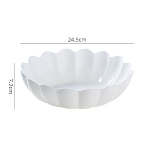 ถาดพลาสติกสำหรับวางกาแฟโต๊ะขนมที่บ้านแบบทันสมัยตะกร้าผลไม้เค้กขนมจานพลาสติก - Product Image 6