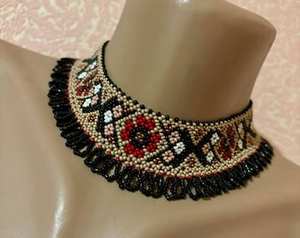 Collar de perlas con Cuentas grandes hecho a mano para mujer, joyería llamativa de ganchillo grueso, accesorio de moda en forma de bola para - Product Image 2