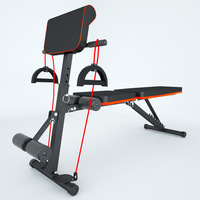 Banc de musculation portable et réglable pour la maison, chaise d'exercice multifonctionnelle, éco-durable, compacte, facile à déplacer, pour la remise en forme en intérieur