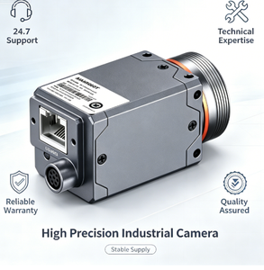 Caméra de numérisation linéaire HIK ROBOT MV-CT089G-13GM01-BASE 8K Mono GigE pour l'inspection continue des surfaces de matériaux - Product Image 3