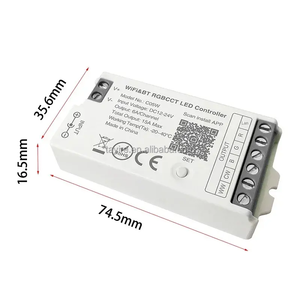 Controlador <span class=keywords><strong>LED</strong></span> Tuya <span class=keywords><strong>WiFi</strong></span> BT 12-24V C01W C02W C03W C04W C05W Alexa Google Home Compatible RGB/RGBW CCT tira <span class=keywords><strong>LED</strong></span> atenuador inteligente - Product Image 6