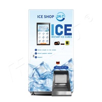 Distributeur automatique de glace Haloo avec écran, disponible 24h/24, pour l'emballage automatique – Distributeur de glace ATM