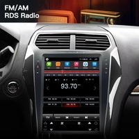 LELV pour Ford Explorer 2011-2019 Autoradio Android 14 Écran vertical Lecteur multimédia Carplay Auto DSP GPS Navi