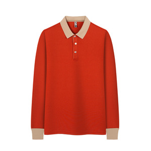 Personalizzi le <span class=keywords><strong>Polo</strong></span> da uomo a <span class=keywords><strong>maniche</strong></span> <span class=keywords><strong>lunghe</strong></span> da uomo, Designer, taglie forti, camicie a <span class=keywords><strong>maniche</strong></span> <span class=keywords><strong>lunghe</strong></span> in poliestere, magliette Unisex per Wok Casual - Product Image 4