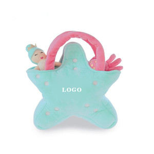 Set di Peluche a Tema Marino: Tartaruga, Stella Marina, Sirena Cartoon in Morbido Peluche e Imbottitura in Cotone PP, Pesce Personalizzato - Product Image 3
