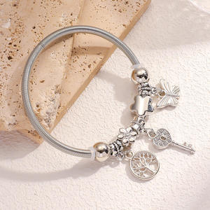 Bracelet papillon en argent, élégant, nouveau style, polyvalent, simple, un <span class=keywords><strong>cadeau</strong></span> <span class=keywords><strong>pour</strong></span> la Saint-<span class=keywords><strong>Valentin</strong></span> - Product Image 5