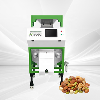 Machine de tri de couleur à prix d'usine, contrôle sans fil par tablette PC, certifiée CE, CCD, pour noix, farine, blé, maïs, arachides