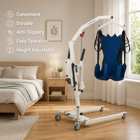 Lève-personne électrique à batterie, pliable, design compact, capacité de charge 230 kg, équipement de transfert pour personnes handicapées et personnes âgées, équipement de thérapie