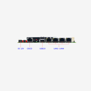 Carte mère Mini ITX avec processeur double cœur intégré D525 1,8 GHz, pare-feu, carte mère Pfsense - Product Image 1