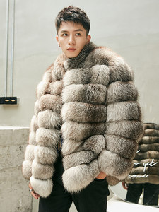 <span class=keywords><strong>Manteau</strong></span> en fourrure de renard véritable de luxe 100% - Taille unique - Haute durabilité - <span class=keywords><strong>Manteau</strong></span> en fourrure de renard pour <span class=keywords><strong>homme</strong></span> de haute qualité pour l'hiver - Product Image 6