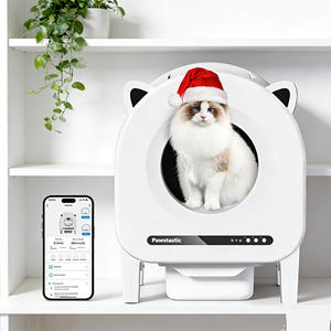 Toilette automatique pour chat, directement de l'usine, Katzentoilette, électrique, intelligente, avec capteur, anti-pincement, grand espace, durable - Product Image 1