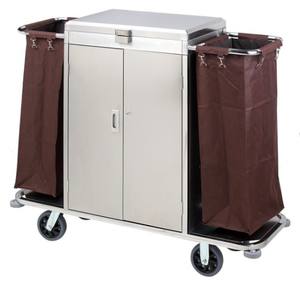 Otel temizlik ekipmanları temizlik market arabası - Product Image 5