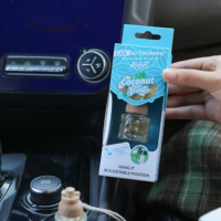 8ml Offre Spéciale voiture désodorisant sec fleur bouteille en verre avec corde Offre Spéciale Logo personnalisé suspendu désodorisant parfum voiture