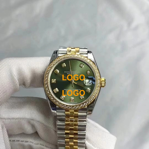 <span class=keywords><strong>Montre</strong></span> automatique mécanique en acier inoxydable pour <span class=keywords><strong>femme</strong></span> Laos 31 jours, C-Factory, vert olive, contrepoids, calibre 2236 - Product Image 3