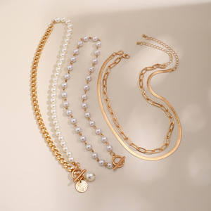 <span class=keywords><strong>Collar</strong></span> de Moda con Cuentas Europeas, <span class=keywords><strong>Collar</strong></span> de Playa, <span class=keywords><strong>Collar</strong></span> de Conchas Marinas de <span class=keywords><strong>4</strong></span> Capas en Oro de 18K, Gargantilla Dorada para Mujer, Novedad 2023 - Product Image 4